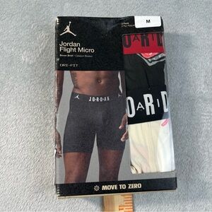 Jordan Flight Micro Boxer Briefs 2-Pack NWT Medium Dri-Fit Men